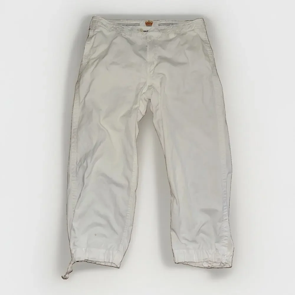Polo Ralph Lauren Pants White 38x30 Y2K Vintage Streetwear Hip-Hop